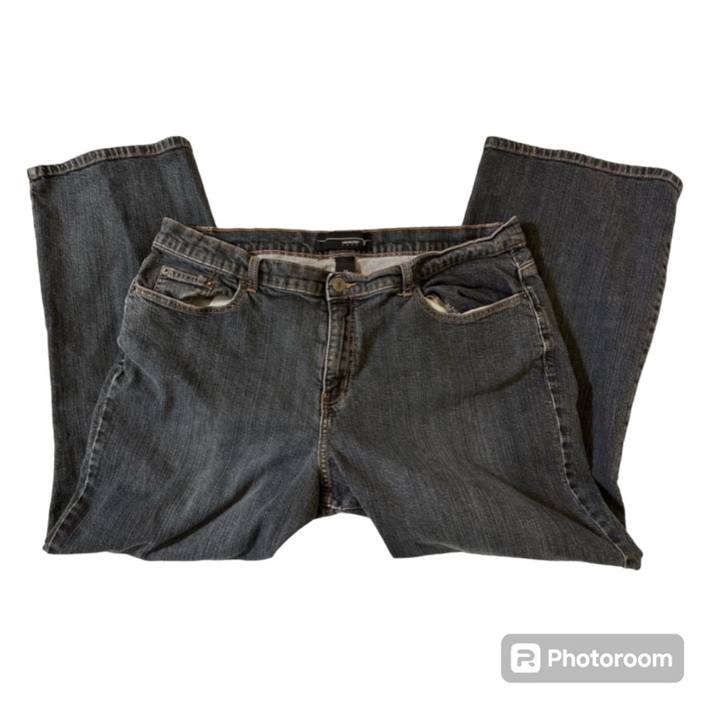 Venezia Jeans - Wide Leg - 20 Petite - Dark Denim - Venezia - Picture 3 of 10